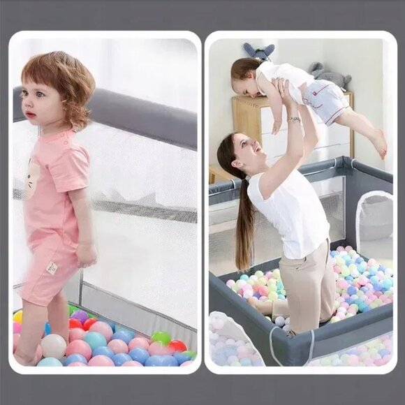 Playpen 71×59inch (no balls no mat) Dry Pool Playground 180x150x68cm PREMIUM - Picture 8 of 16